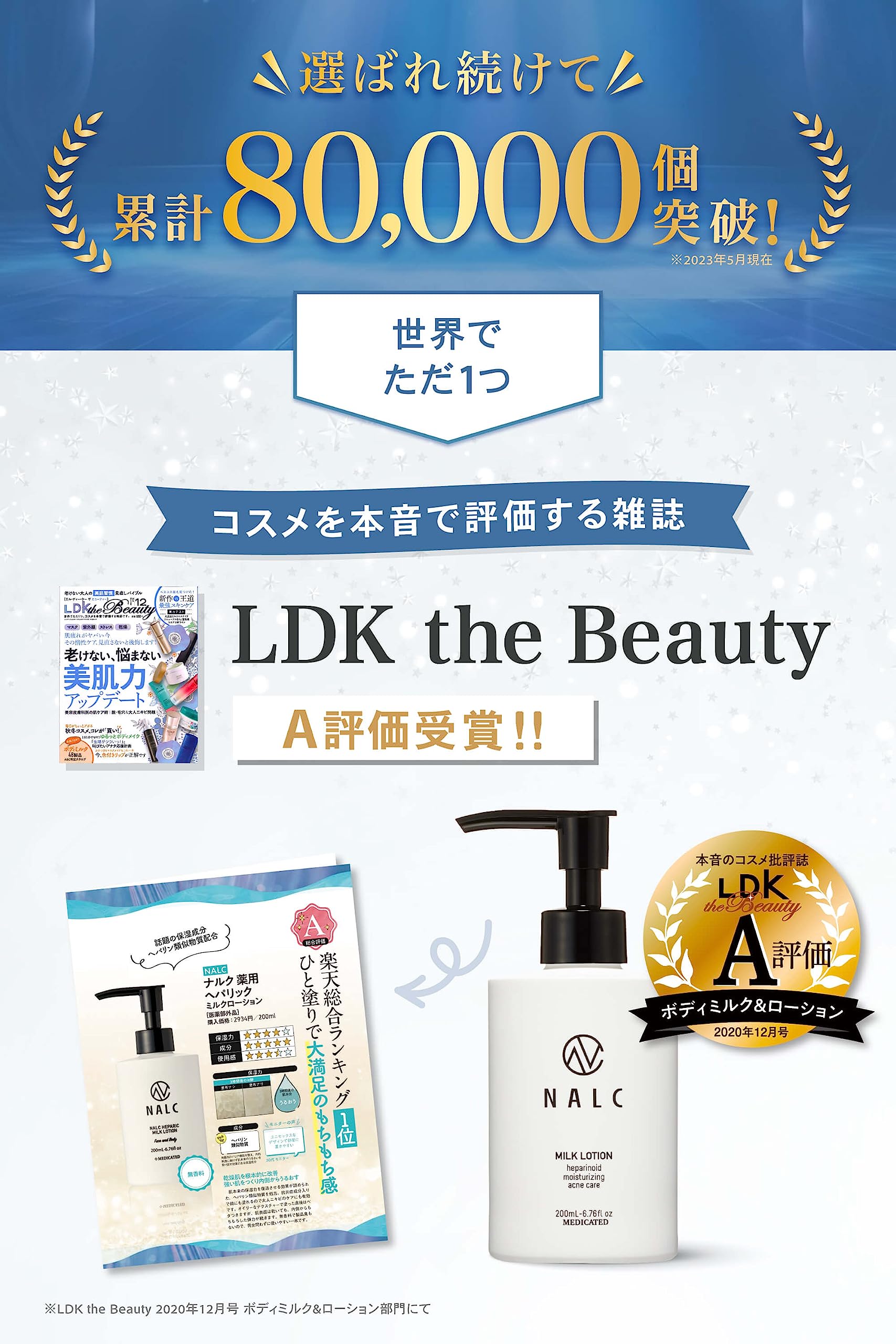 Nalc Medicated Moisturizing Cream for Face & Body - 200ml Dry Skin Care