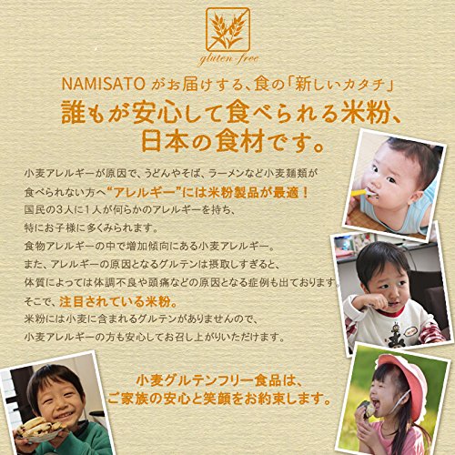 Namisato 無麩質米麵 200 克正宗日本麵食