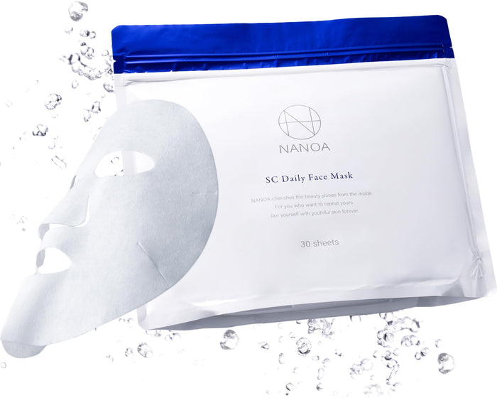 Nanoa Daily Face Pack Anti-Aging Stem Cell Sheet Mask 30 Sheets