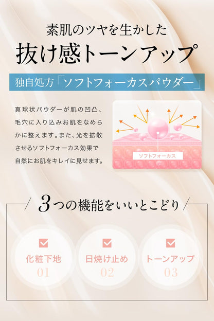 Nanoa Dermatologist-Favorite Pink Tone-Up Sunscreen Base SPF50+ PA++++