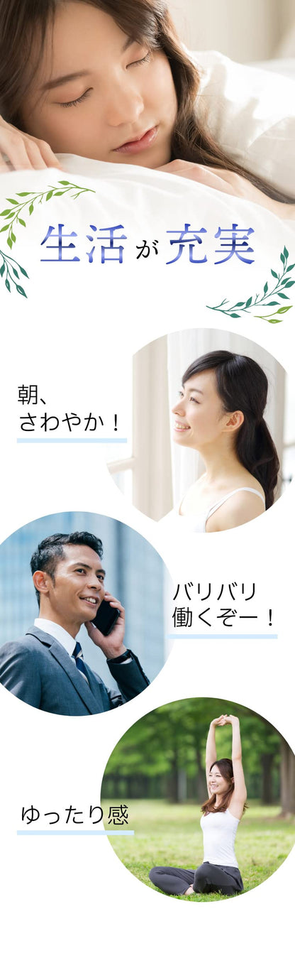 Hehan Sinca Nemurira Rokukyo Deer Glue & L-Theanine Supplement | 20-30 Days