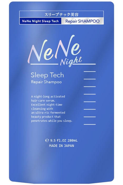 Nene 夜間睡眠科技修復洗髮精 280 毫升補充裝，適合健康秀發