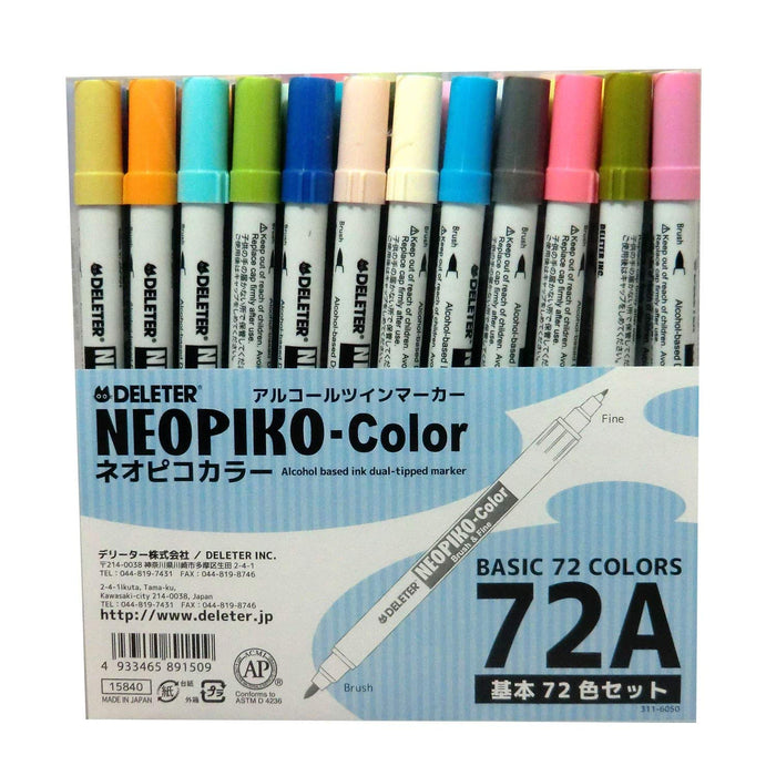 Deleter Neo Pico Color Set A | 72 Vibrant Colors
