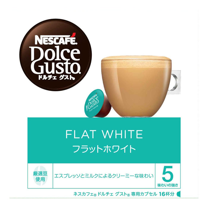 Nescafe Dolce Gusto Exclusive Flat White Capsules 16 Pack