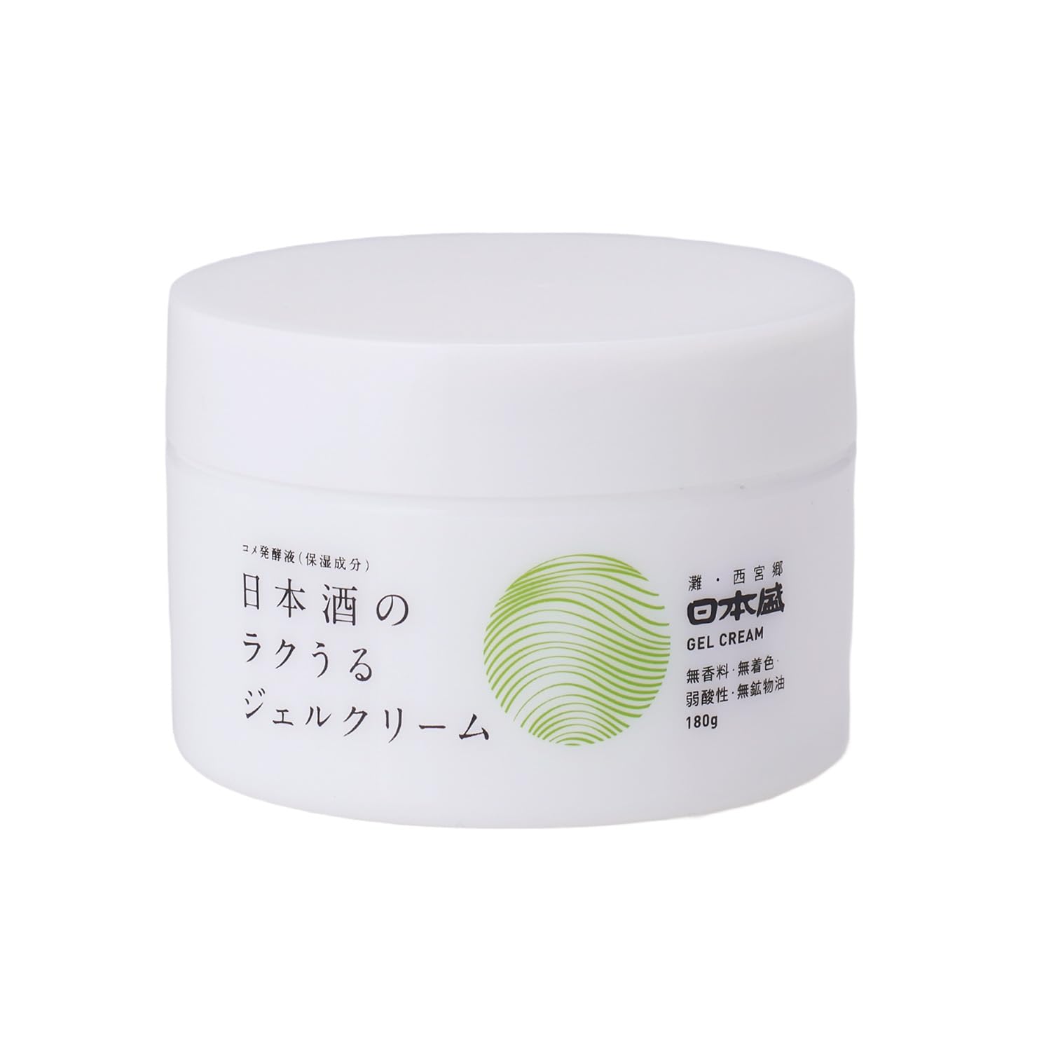 Nihonsakari Japanese Sake Moisturizing Gel Cream 180g Hydrating Skinca