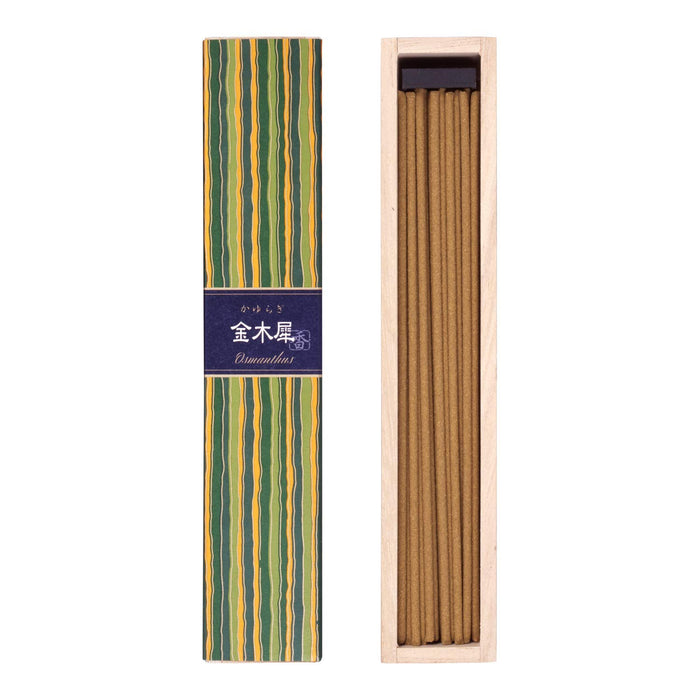 Nippon Code Kayuragi Kinmokusei Osmanthus Japanese Incense 40 Sticks