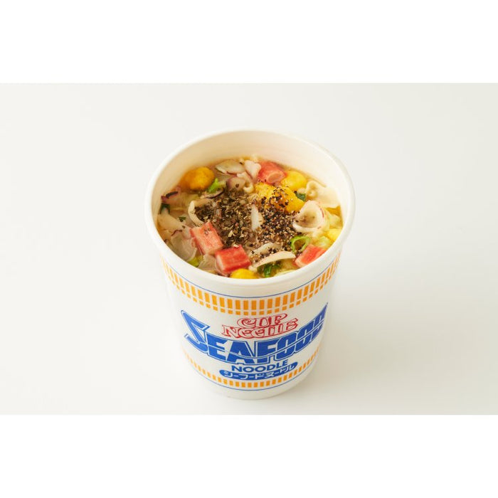 Nissin Foods Instant Cup Noodles Seafood Flavor 75g Quick Meal