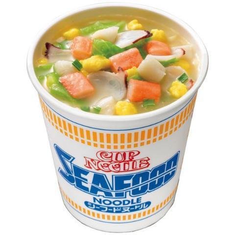 Nissin Foods Instant Cup Noodles Seafood Flavor 75g Quick Meal