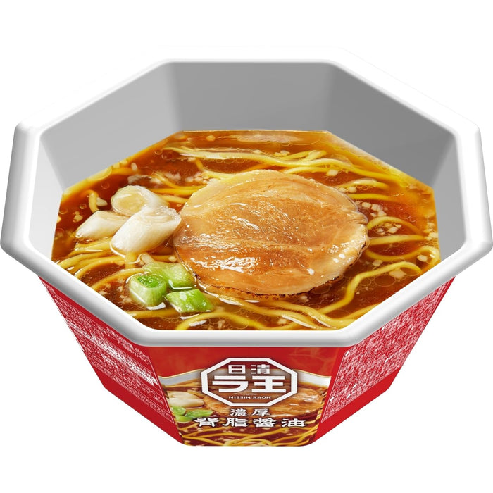 Nissin Foods Raoh Fatback 濃醬油泡麵 3 件裝杯