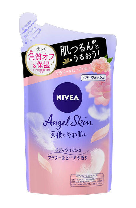 Nivea Angel Skin Body Wash Flower and Peach Scent Refill 360ml