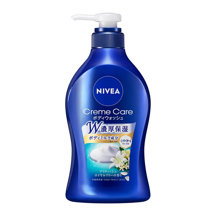 Nivea Cream Care Body Wash British Royal Lily Scent Pump 480Ml