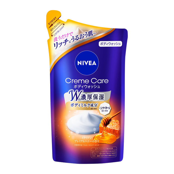 Nivea Cream Care Honey Body Wash Refill 360ml | Moisturizing Body Cleanser