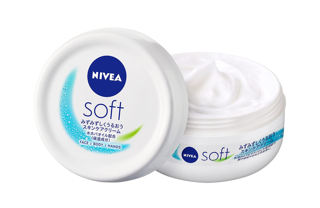 Nivea Soft Skin Care Cream Jar - Hydrating Moisturizer for Smooth Skin