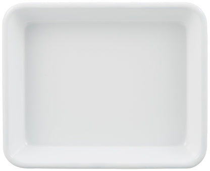 Noda Horo Japan White Enamel Tray Series Durable Enamelware for Kitchen