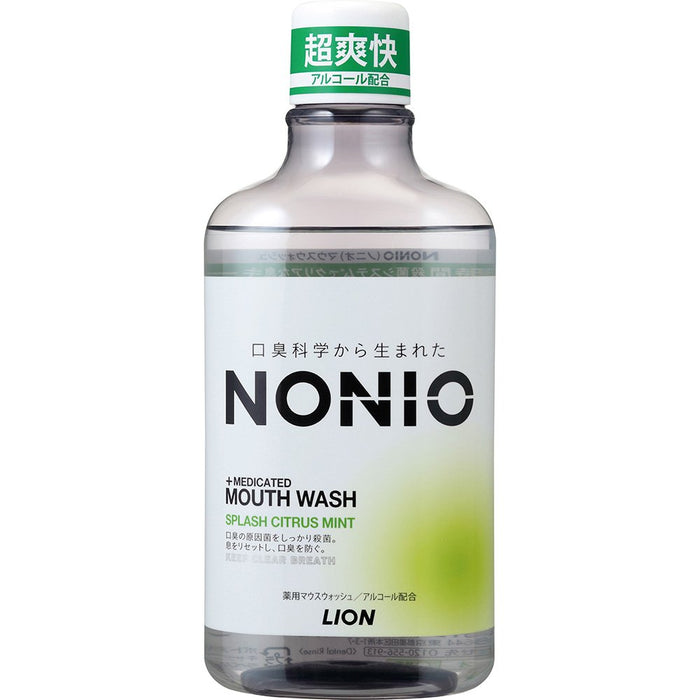 Nonio Mouthwash Splash Citrus Mint 600Ml Fresh Breath Care
