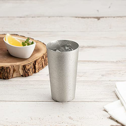 Nousaku Hand-Crafted Tinware Beer Glass 270ml