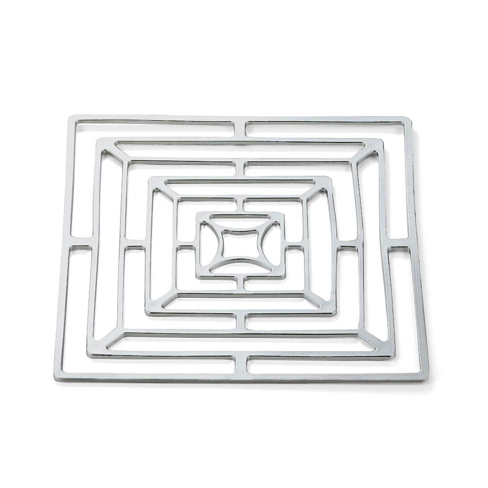 Nousaku Kago Handcrafted Tinware Flexible Square Basket 200x200mm