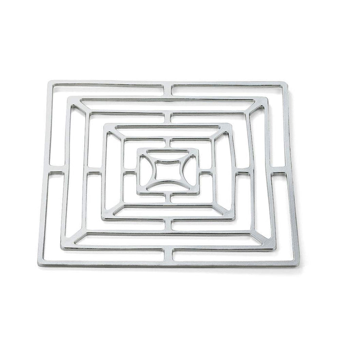 Nousaku Kago Handcrafted Tinware Flexible Square Basket 200x200mm