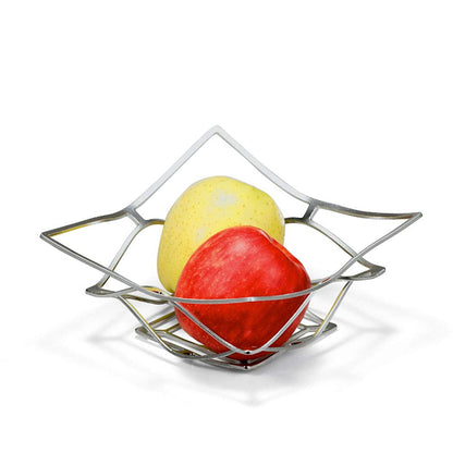 Nousaku Kago Handcrafted Tinware Flexible Square Basket 200x200mm