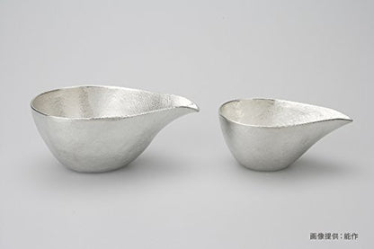 Nousaku Tinware Katakuchi Lipped Sake Server 280ml