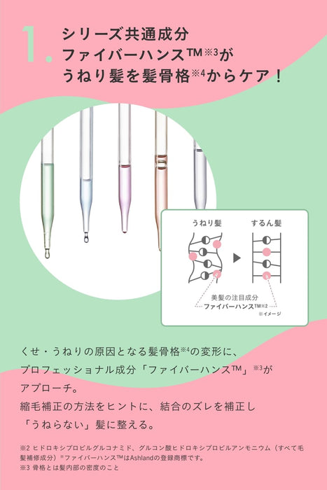 Number.S 波浪控制洗发水 450ml 适合卷发和波浪发 - 日本制造