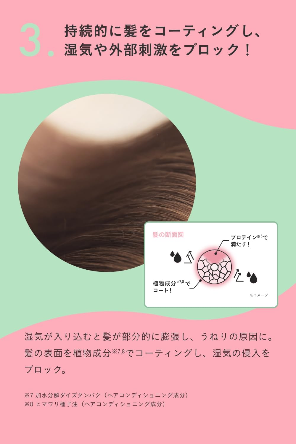 Number.S Wavy Control Shampoo 450ml for Curly and Wavy Hair - Made in Japan