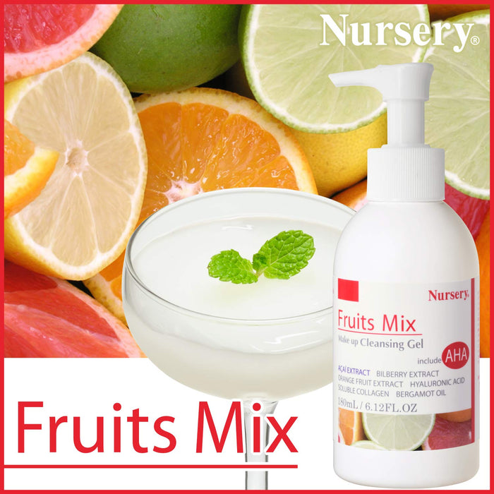 Nursery Cleansing Gel Fruit Mix 180ml - Gentle & Effective Skincare Solution