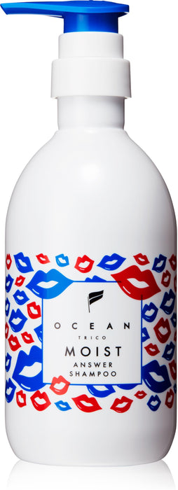 Ocean Trico Moist Answer Shampoo 400ml - Hydrating Hair Care