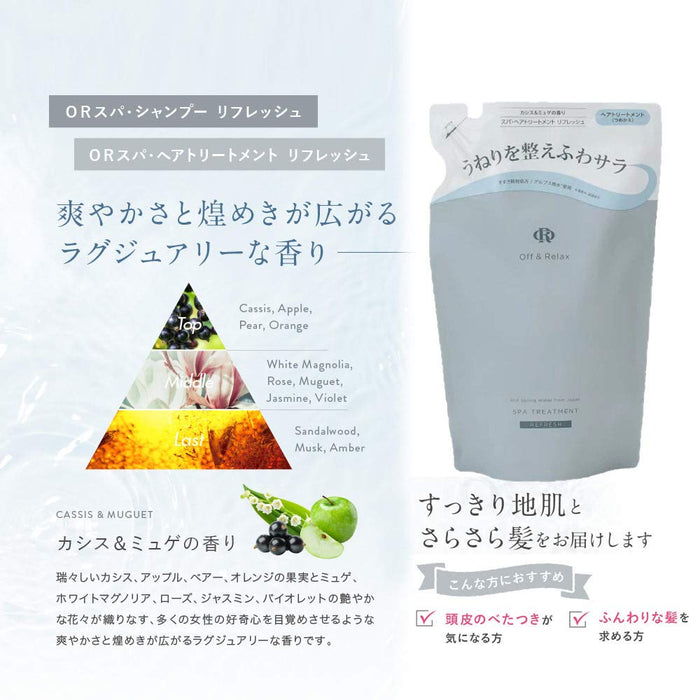 Off&amp;Relax Spa Treatment 补充装 400ml - 清爽护肤解决方案