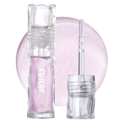 Cipicipi Glass Plumper Lip Gloss 01 Hachimitsu Pink 3.4G for Fuller Lips