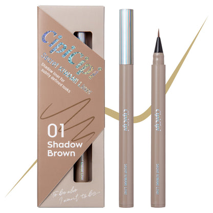 Cipicipi Secret Kiwami Liner S 01 Brown 0.62G 防水超輕眼線筆