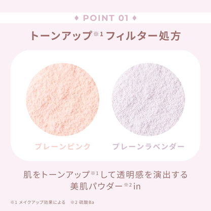 Wonjungyo Airy Filter Pact Pressed Powder in Plain Lavender 11g Tone-Up Makeup