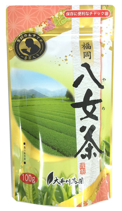 Oigawa Tea Farm Tea Master Recommended Fukuoka Yame Green Tea 100G