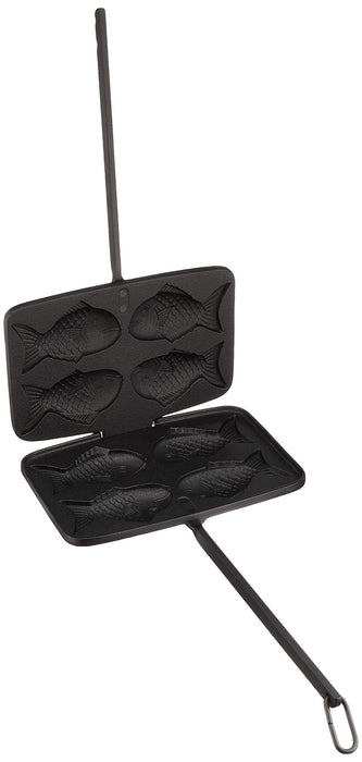 Oigen Nambu Cast Iron Taiyaki Maker F463 Durable Nonstick Fish Pan