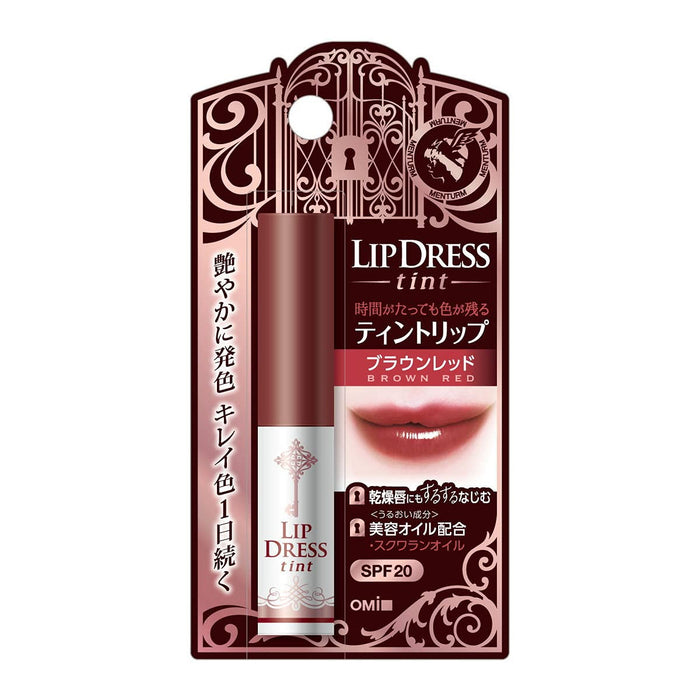 Lip Dress Omi Brotherhood Menturm Tint Brown Red 2G 保湿润唇膏