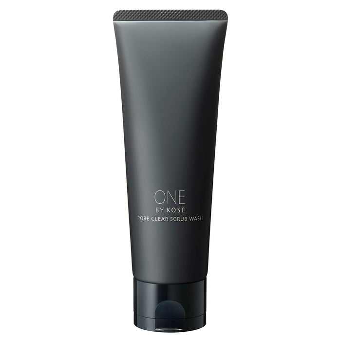One By Kose Pore Clear Facial Cleanser 130g with Hyaluronic Acid for Blackheads