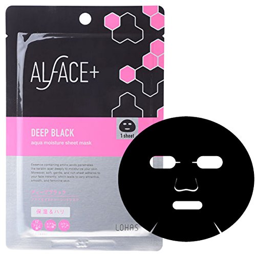 Alface 深层黑色保湿面膜 25ml - 1 片 17 种营养成分护理