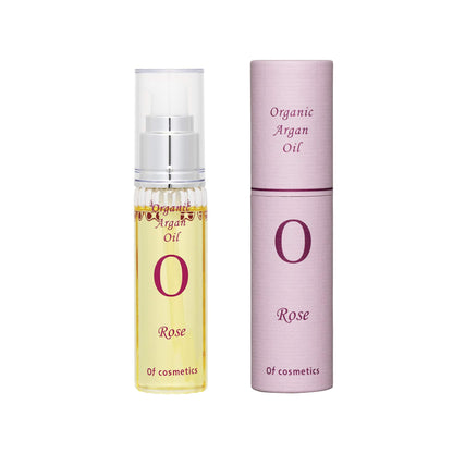 Of Cosmetics Organic Argan Skin Oil 40Ml Rose Scent Night Care with SPF