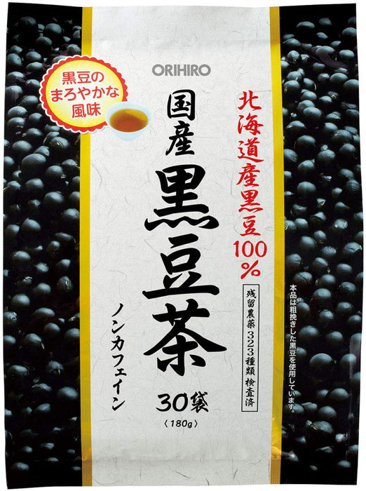 Orihiro 100% 日本黑豆茶 6G X 30 包 不含咖啡因 清真认证