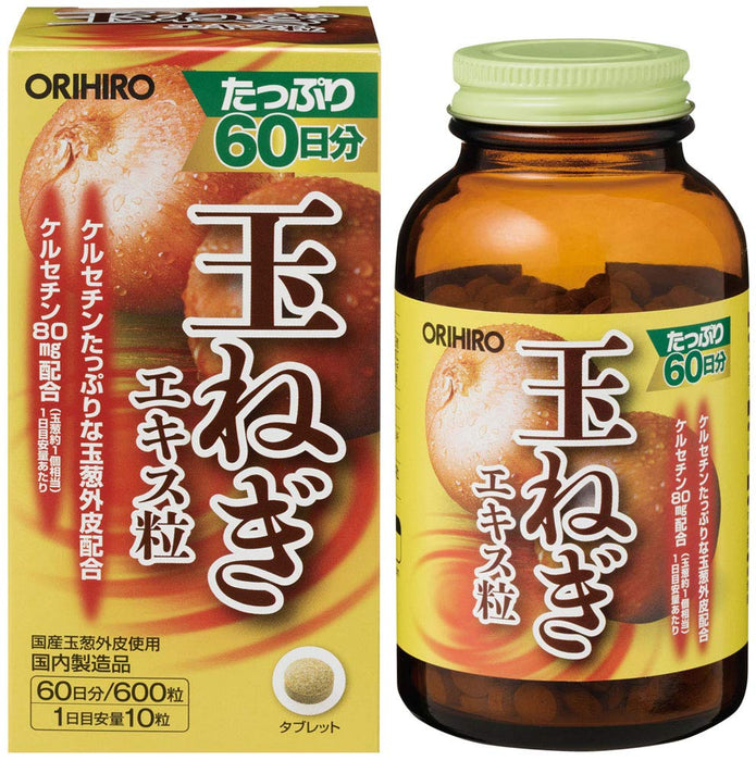 Orihiro Onion Extract Tablets Value Pack 600 Tablets