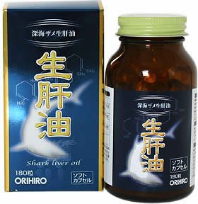 Orihiro Raw Liver Oil Tablets 180 Count - Premium Health Supplement