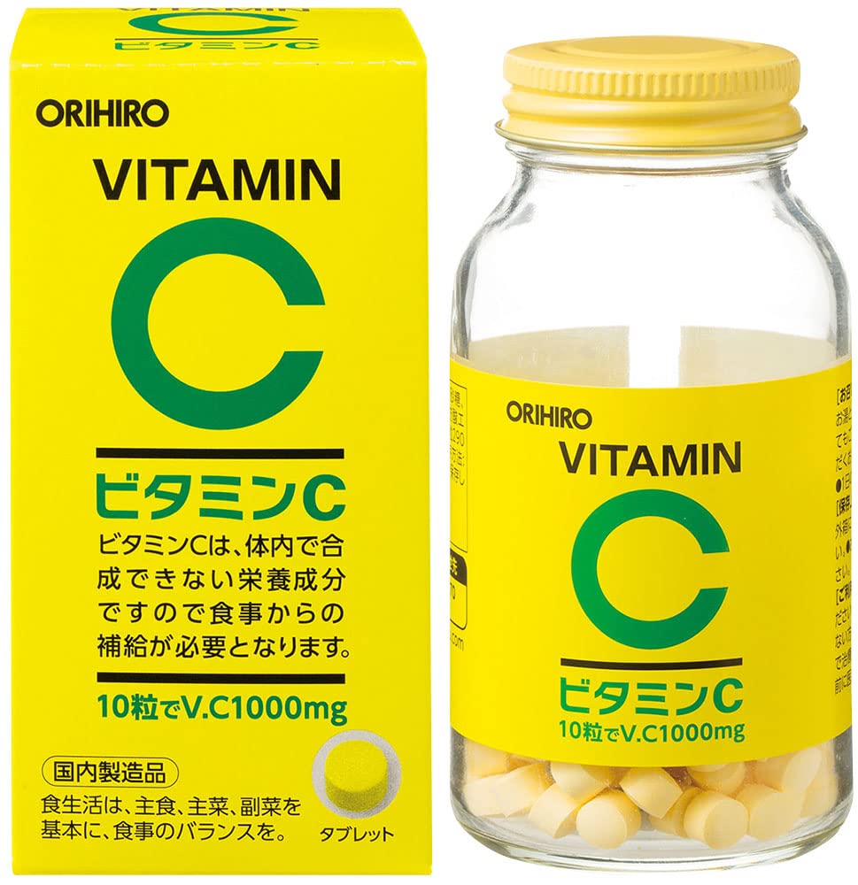 Orihiro Vitamin C 1000mg Supplement - 300 Tablets for Immune Support