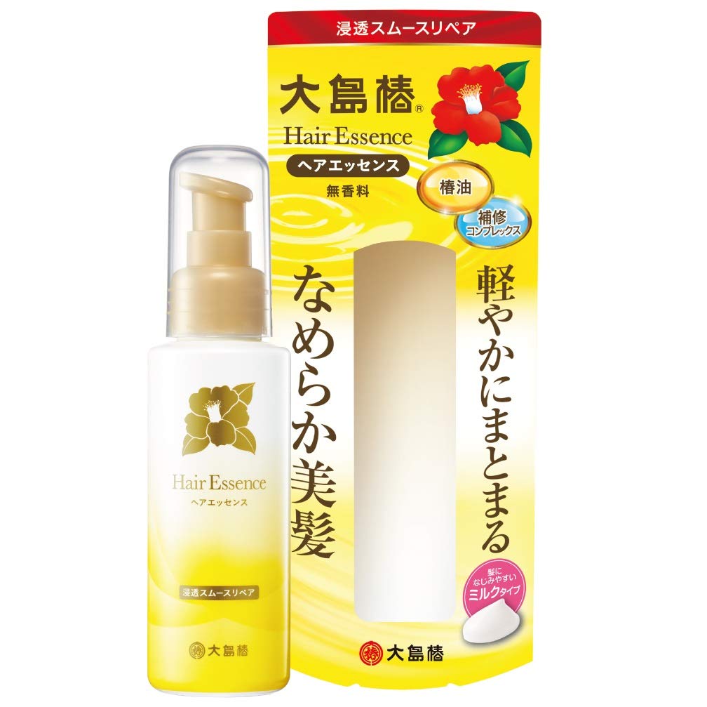 Camellia Oshima Tsubaki Hair Essence 100ml - Light Manageable Leave-In Milk