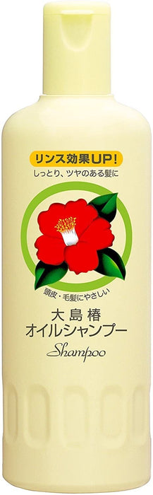 Camellia Oshima Tsubaki Oil Shampoo 400ml for Dandruff & Itchy Scalp Silicone-Free