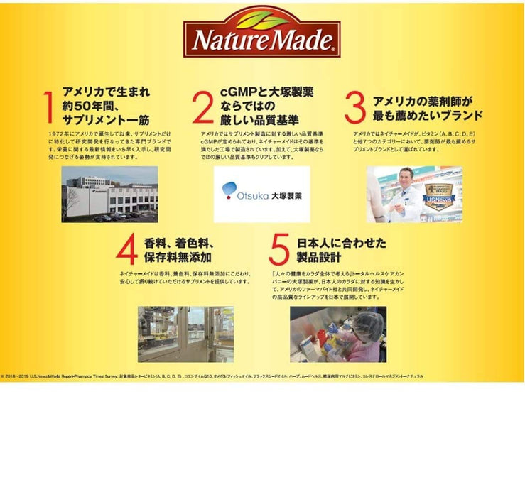 Naturemade 鐵 80 片 40 天供應量