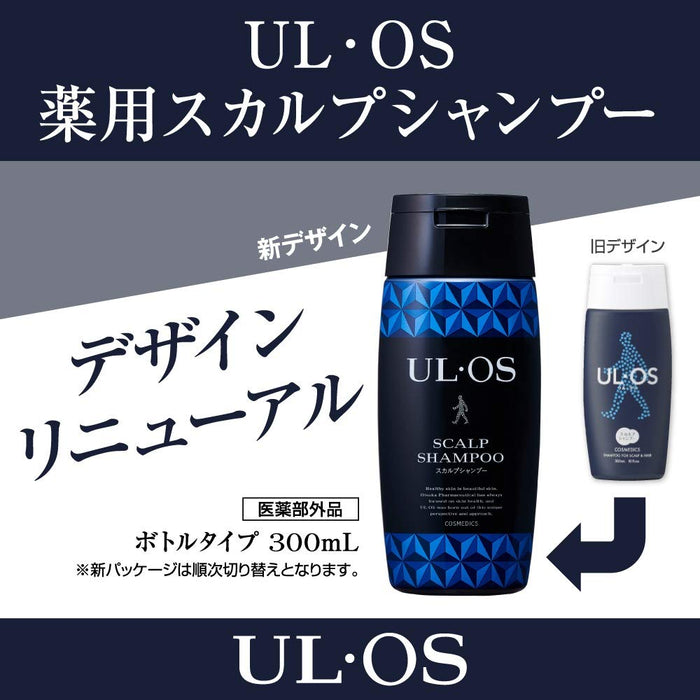 Otsuka Pharmaceutical Ul・Os Medicated Scalp Shampoo 300ml Quasi-Drug
