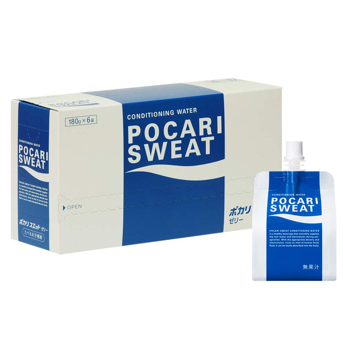 Otsuka Pharmaceutical Pocari Sweat Ion Supply Jelly Drink 180g 6 Pack