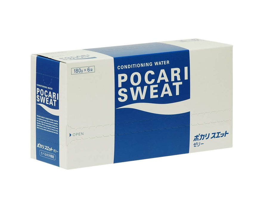 Otsuka Pharmaceutical Pocari Sweat Ion Supply Jelly Drink 180g 6 Pack