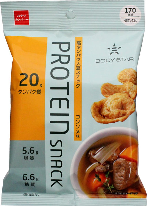 Oyatsu Company Body Star 大豆蛋白零食清汤口味 42g 3 包