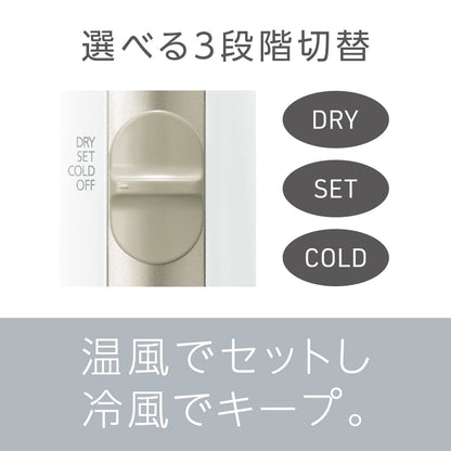 Panasonic Ionity Gold Tone Hair Dryer EH-KE2J-N with Advanced Heat Settings